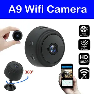Mini Camera WiFi A9 Wireless Security Remote Monitoring Ip Camera, Home Surveillance Video Cam for Recording, Smart Home Protection Device, Home Security Cameras, Wifi Indoor Cameras