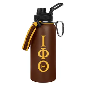 BBGreek Iota Phi Theta - 32 oz Insulated Stainless Steel Tumbler - Greek Letters - Official Vendor