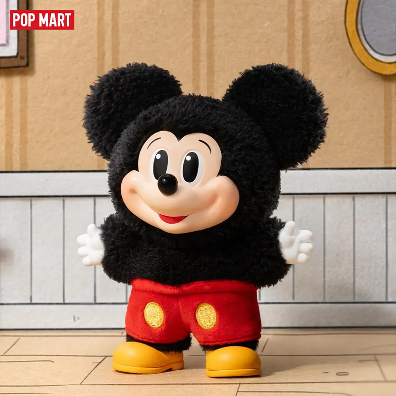 POP MART Mickey Family Cute Together Keychain Series Figures Blind Box, Collectible Toys