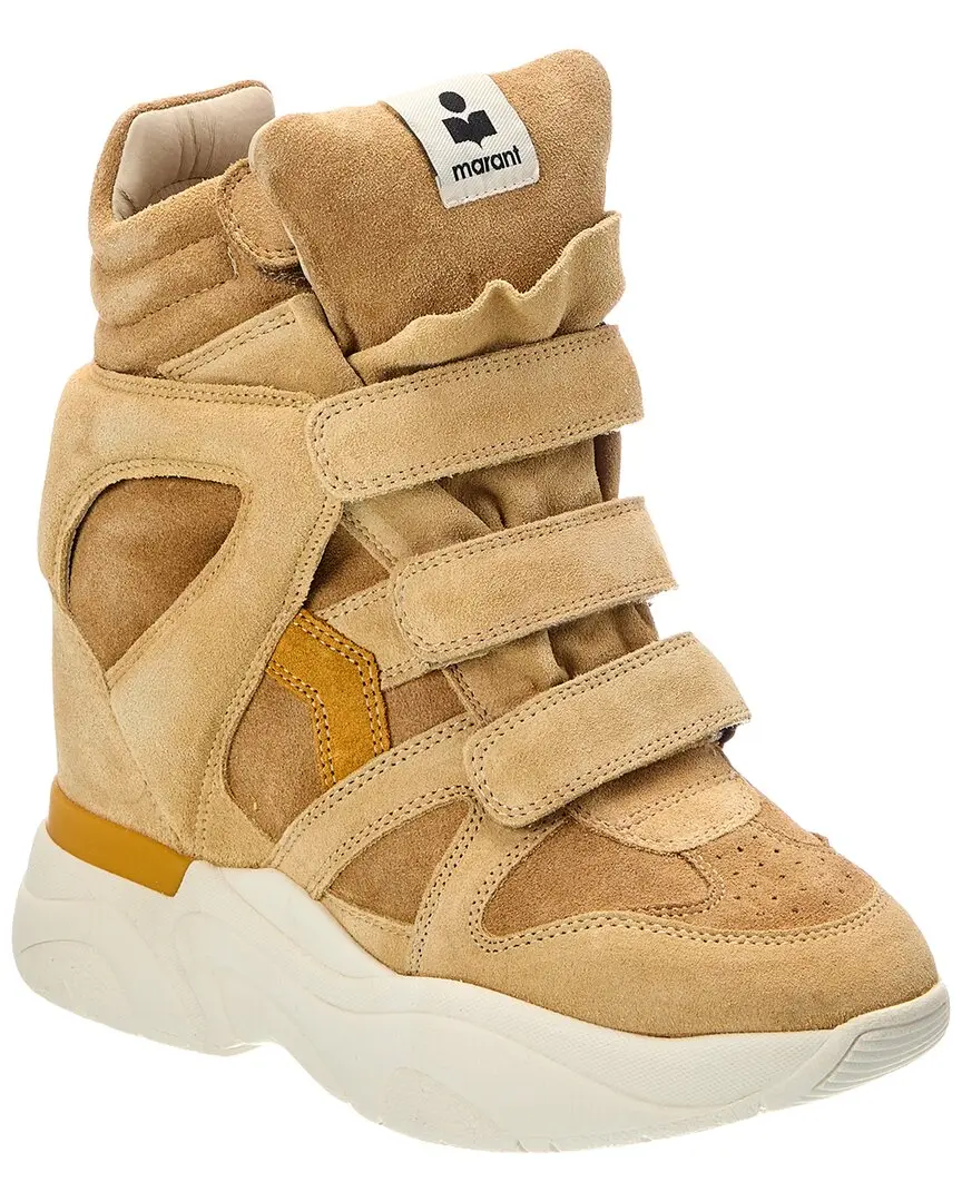 Isabel Marant Balskee Suede High-Top Sneaker