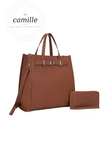 By Camille — Vegan Leather Tote Bag Set with Wallet | PETA Approved