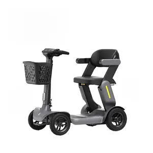 PAiSEEC S3 Foldable Mobility Scooter for Adults and Seniors, 25-Mile Range, 300 lb Capacity, Removable Battery and AI Safety Control