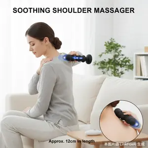 Multifunctional Electric Scalp Massager Universal Heating Ankle Support Massager Mini Body Pocket Fascia Gun Professional Grade Cross-Border Premium Women's Muscle Brushless Electric Motor Massager