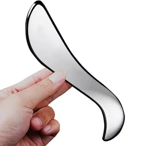 Stainless Steel Muscle Scraping Tool, Relax Muscles & Skin Massage, Single Pack, Ideal for Body Care & Therapy Use