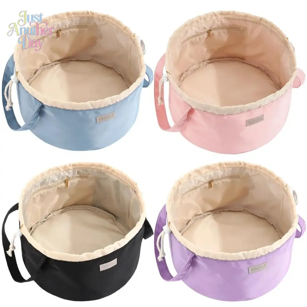 Large Capacity Upgraded Handheld Lazy Makeup Bag Drawstring Bag with Built in Small Pocket for Travel Organized Storage Hub Compact Design Stylish Durable drawstring purse.Christmas gift clear cosmetic everyday makeup