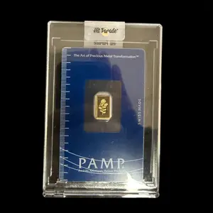 Pamp Suisse Rosa 1 Gram Gold Bar - In Hard Plastic Case