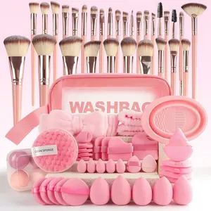 Makeup brush set, multi-functional makeup tool set, including makeup brushes, foundation brushes and other makeup tools set, festival gift, cosmetics set for women to give as a present.