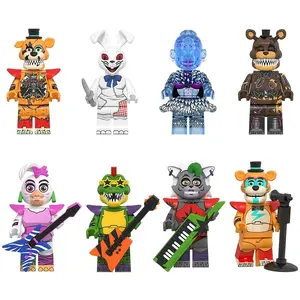 Five Nights at Freddy's Building Blocks Figures, FNAF Minifigures Set, Horror Game Collectible Toys, Perfect Gift for Fans & Kids