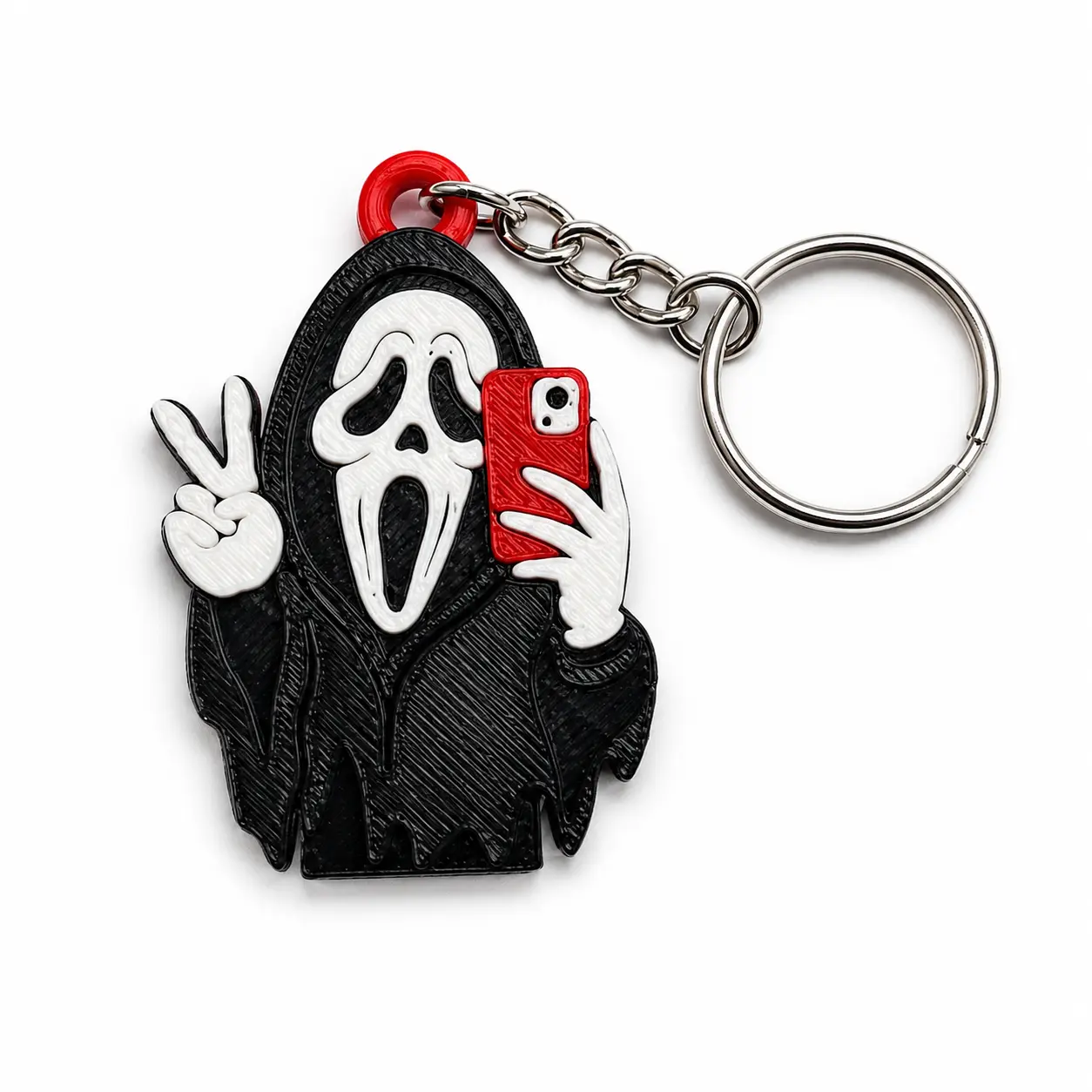 Scream Selfie - Tab Opener Keychains Keychain For Bags