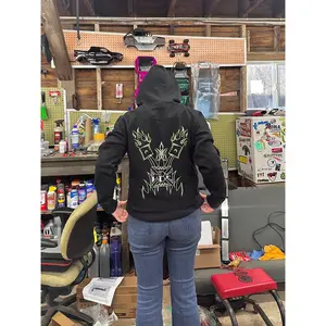 Pinstriped Lime Green Hoodie