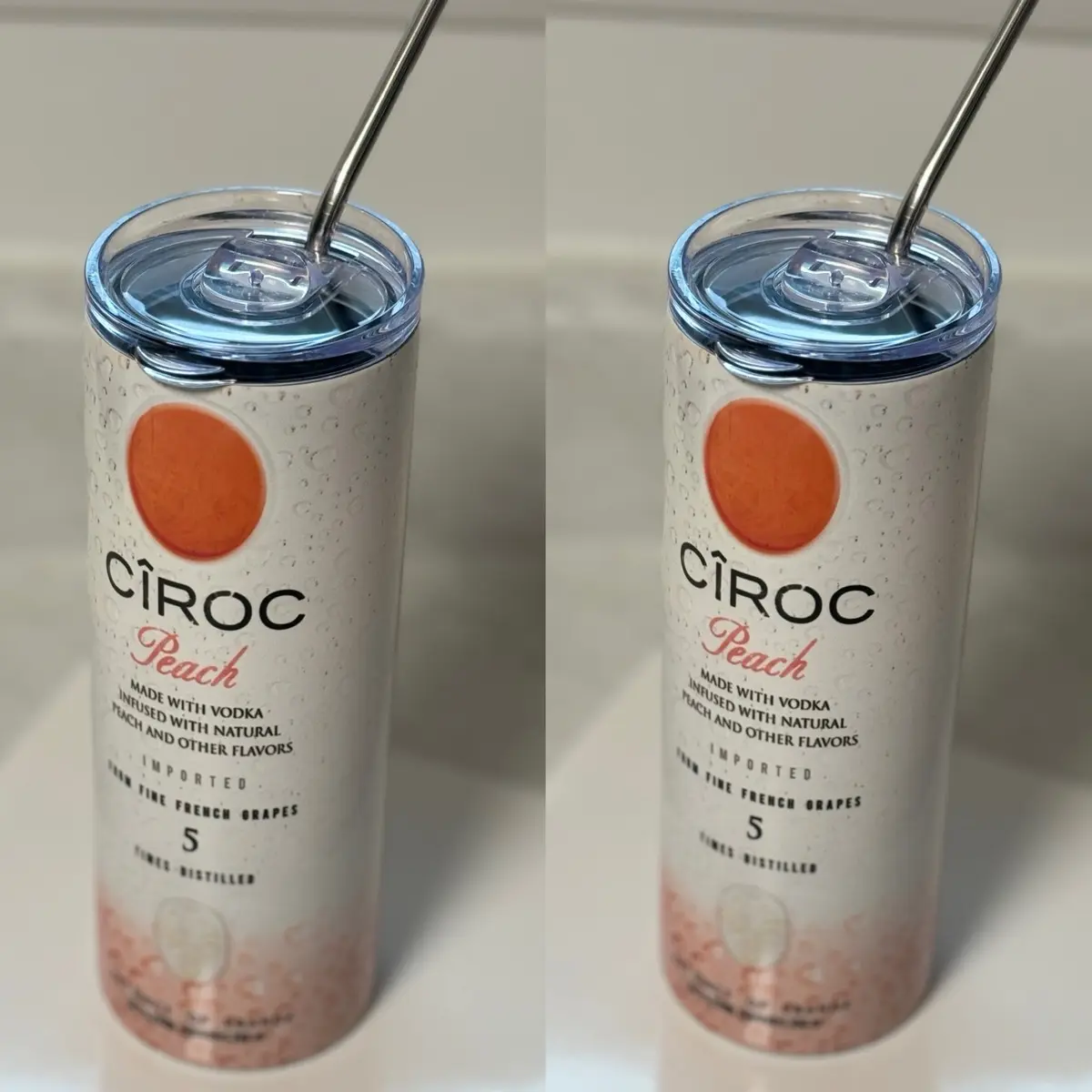 Peach Ciroc Tumbler 20oz