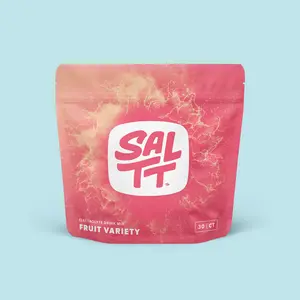 SALTT Fruit Variety Electrolyte Drink Mix - Sodium, Potassium, Magnesium - Zero Sugar - 30 Packets
