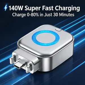 Intelligent Full Charge Auto Disconnect Type C Separator 140W High Power Fast Charging Safety Protector Prevent Battery Aging Overheating And Long Time Overnight Charging Risk