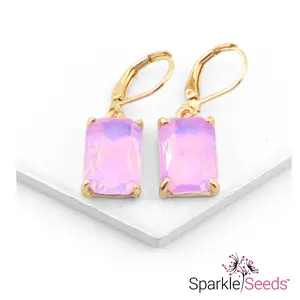 Lumina Levers - Pastel Lavender Earrings