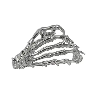 Metal Skeleton Hand Claw Hair Clip