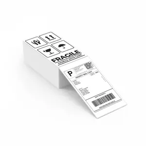 3x5 Inch Thermal Shipping Labels, Multi-Purpose Foldable Printer Stickers for Small Businesses & Packages, 500 Sheets