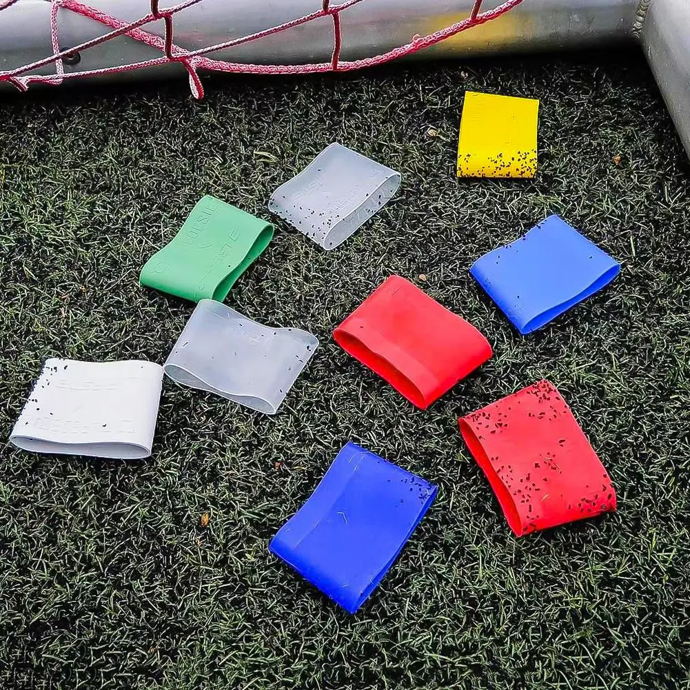 2Pcs Soccer Shin Guard Straps Silicones Shin Pad Holder Practical Shin Pad Banding For Football Running Cycling Sports