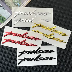 3D Resin Gel Motorcycle Emblem Stickers, Moto Accessories Decal for Bajaj Pulsar 200 NS/200 RS/200 AS 200RS 200NS 180 150 N250, Durable Plastic Material, Easy to Apply