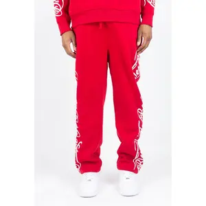Rebel Minds 'Blessed' Fleece Sweatpants (Red) 152-411