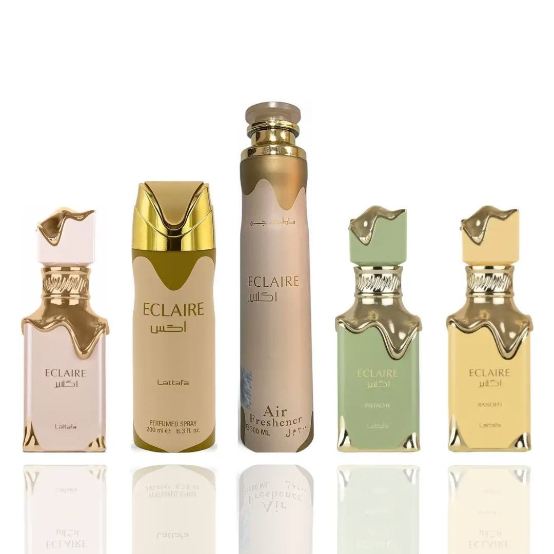 ECLAIRE Pistache + Eclaire Bonaffi + Eclaire + Eclaire Air Freshener + eclaire deodorant -- 5 piece bundle, Fragrance, Daily Use