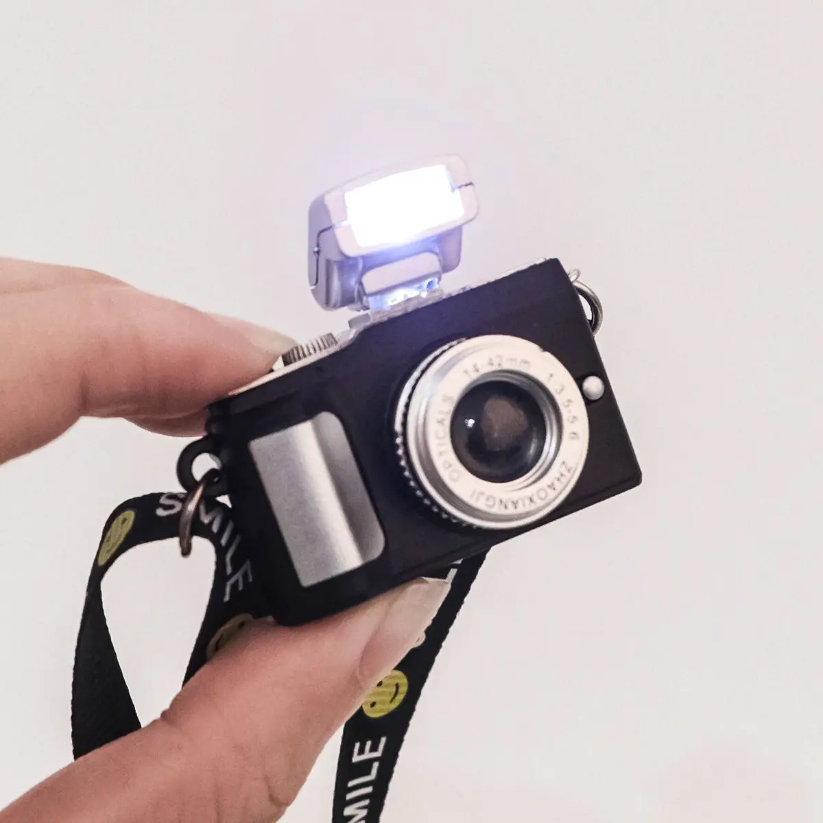 Interactive La-bubu Toy Camera Set - Press Button for Realistic Click Sound & Flash, 4-Pack in Playful Hues with Durable Straps | Ideal for Doll Accessories, Photo Props, and Viral Unboxing Videos on TikTok Luminous