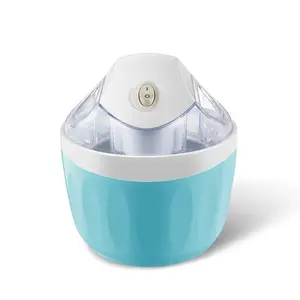 Ice cream machine. Small ice cream maker, for home use, kitchen appliances