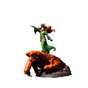 Resin Quest Mad Scholar Agatha Penistone Fantasy 3D Resin Print Figurine - Unassembled, Paintable RPG DnD Dungeon Collectible, Tabletop Gaming Miniature, Home Decor Gift Statue