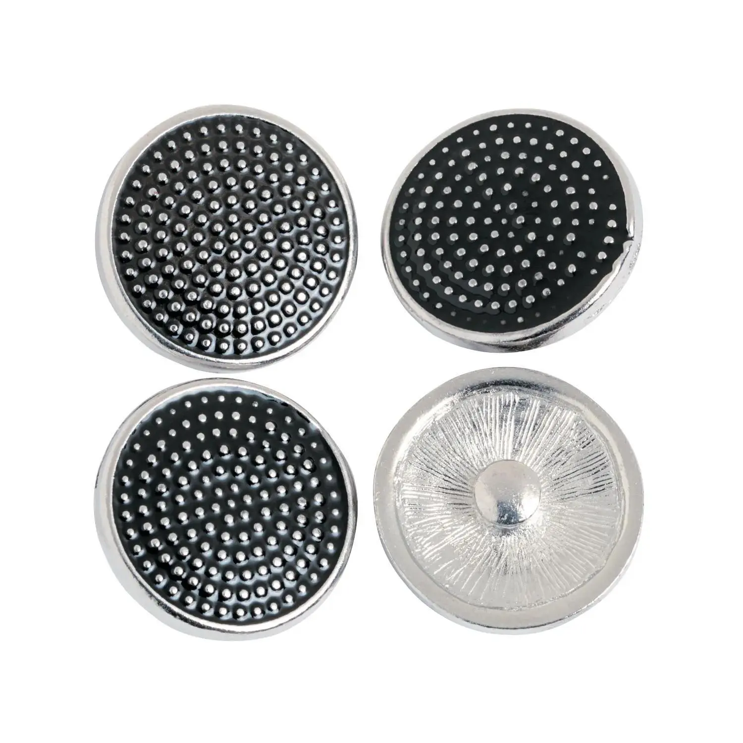 Jewelry DIY Round Snap Beads, 20mm Large Black Metallic Finish Beads - 12 Pc. Jewelry DIY Round Snap Beads, 20mm Large Black Metallic Finish Beads - 12 Pc.