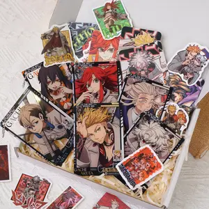GACHIAKUTA Acrylic Keychain Complete Set, Collectible Keychain Set for Fans.