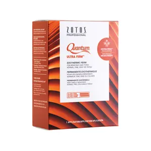 Zotos Quantum Ultra Firm Exothermic Hair Perm - Healthy Curls, Even Curls, Balanced Porosity Haircare for Normal & Tinted Long Hair (No Dryer Heat Required), Exothermic Perm
