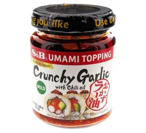 S&B Chili Oil with Crunchy Garlic, 3.88 Fl Ounce