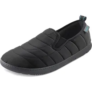 RockDove Men's SwiftStride Nylon Slipper, Size 10 US Men, Black