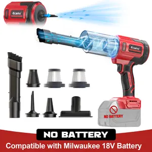 Cordless Car Vacuum Compatible with Milwaukee 18V Battery,【Battery NOT Included】 20000Pa High-Power 5-in-1 Handheld Vacuum & Air Blower, Air Duster and Pump for Car, Home, Office & Pet Cleanin fathersdaygift