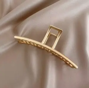 Matte Gold Hair Clips - Fashion Hair Claw for Women