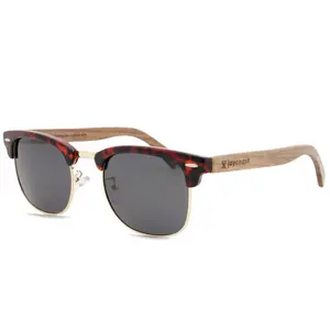 Malcolm Tortoise Walnut Clubmaster Sunglasses | Joycoast
