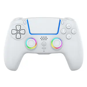 Wireless PS5 Pro Gaming Controller Anti-Drift Hall Joystick Programmable Buttons 3RGB Lights 1500mAh Long Battery Life Game Handle