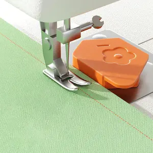 sewing machine magnetic guide, polygonal guide roller with scale, multifunctional magnetic Home Sewing Machine presser foot, durable & lightweight design, auxiliary tool, polygonal guide roller with scale, magnetic guide device