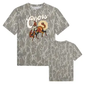 Golden Cowboy Camo T Shirt 3D Style, Western Cowboy Graphic Tee, Camouflage Outdoor Shirt, 3D Hunting Style Tee, Gift for Him
