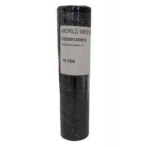 Performance Cut Away Black 12" Roll Machine Embroidery Stabilizer Backing Light Weight 2.0oz R2000B