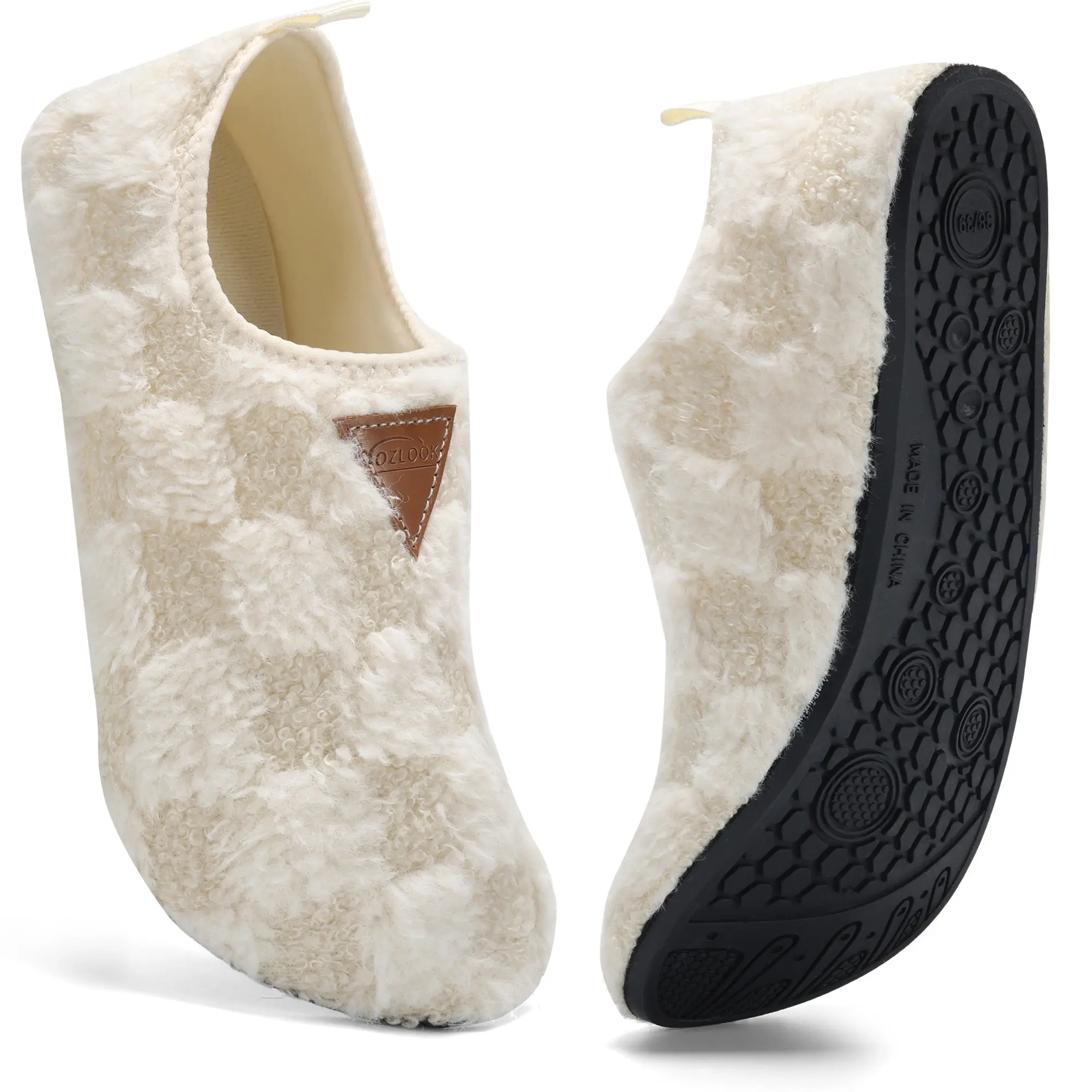 Women's & Men's Barefoot Slippers – Cozy Slip-On House Shoes, Lightweight Indoor Slipper Socks for Bedroom, Travel, Dorm & Everyday Comfort