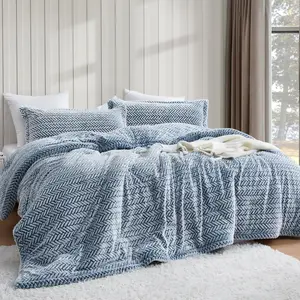 Cozy Peaks - Coma Inducer Chevron Frosted Twin XL Comforter Set