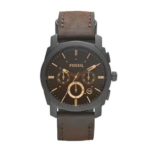 Fossil Men's Machine Chronograph, Brown Stainless Steel Watch