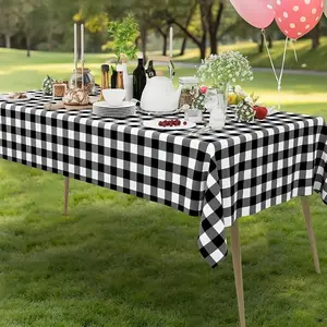 5-Piece Tablecloth Set, Halloween & Christmas Multifunctional Plain Color, Perfect for Birthday Parties, Weddings, Holiday Gatherings