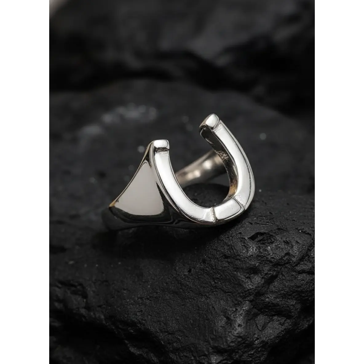 Horse Shoe Ring Lucky Horseshoe Equestrian Ring