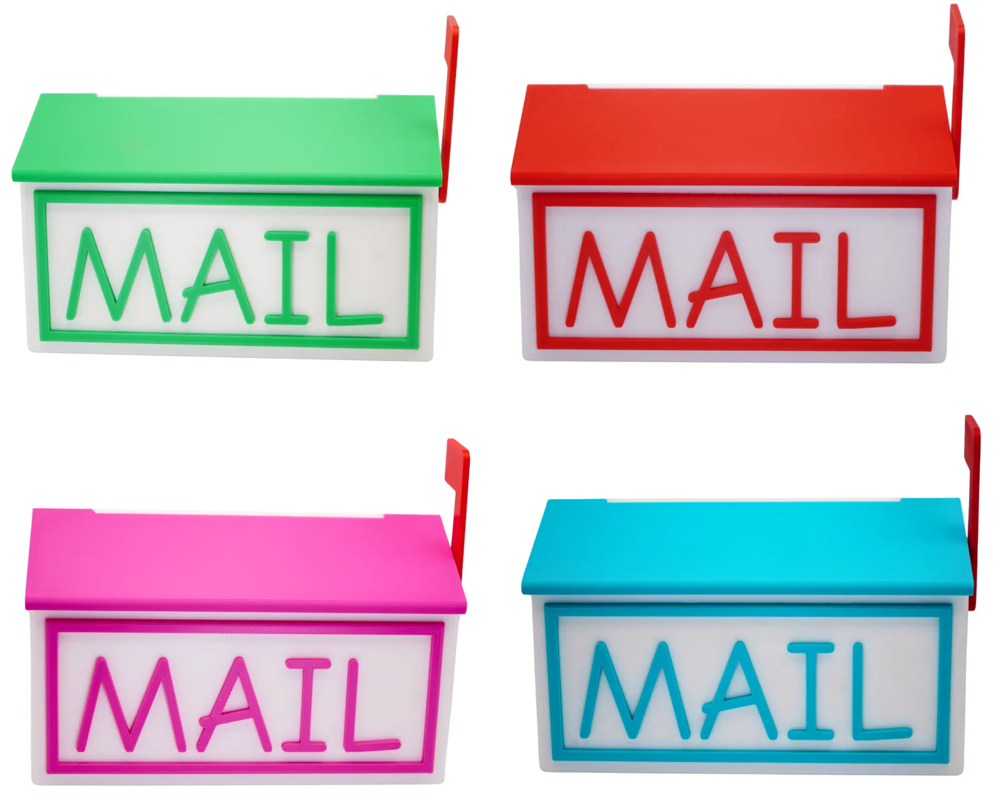 Mini Mailbox for Kids - Compact & Easy for Young Hands - Perfect for Play Areas & Holiday Surprises - 7"L x 4"H x 2"W