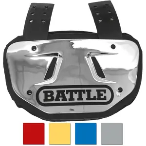 Battle Sports Youth Chrome Protective Football Back Plate