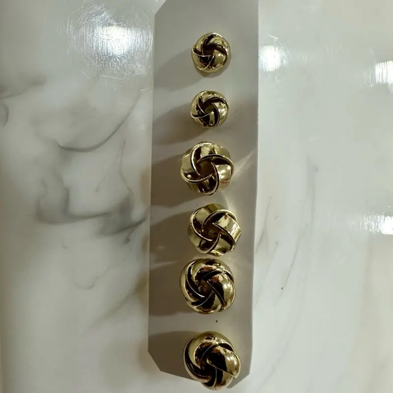 Elegant gold plate earrings for women.
