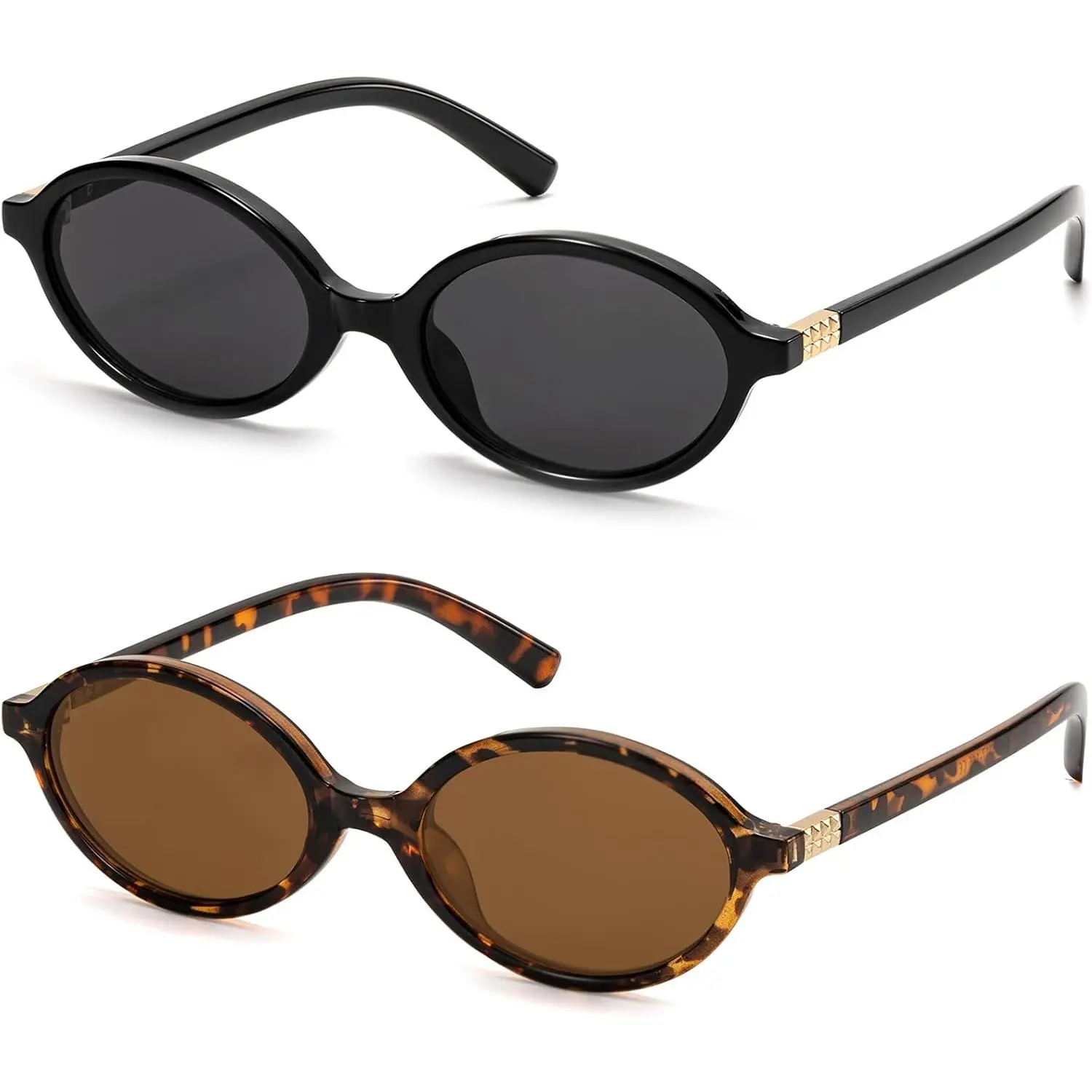 Retro oval sunglasses for women, 90s vintage style, Y2K, with a modern design Oval Shades womens sunglasses beach stuff