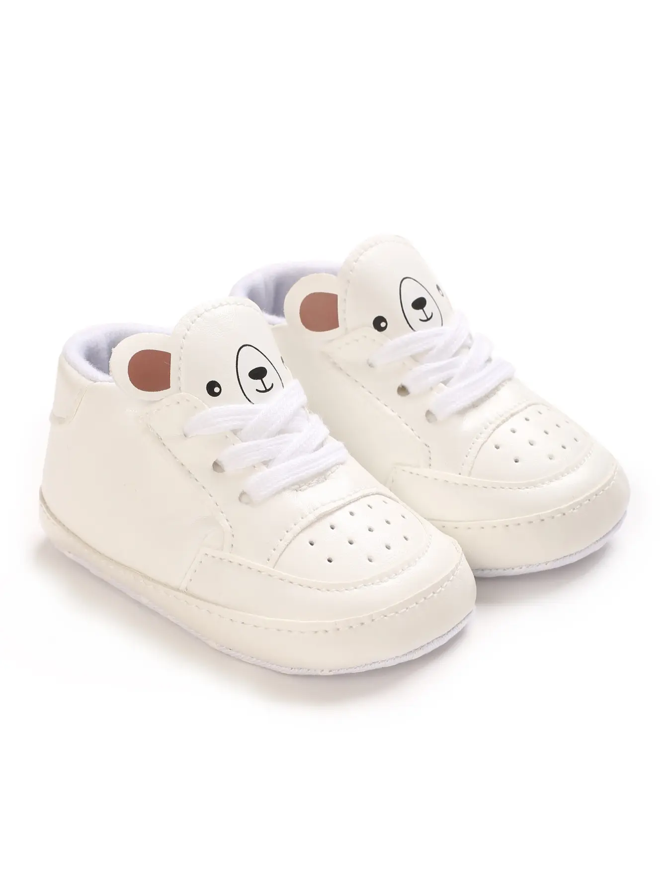 Spring & Fall Baby Boys' High Top Shoes Soft Sole Non-Slip Toddler Sneakers Pure Color Infant High Tops Walking Shoes Soft Soled Shoes New Shoes Original Kid Prewalker Toddler Shoes