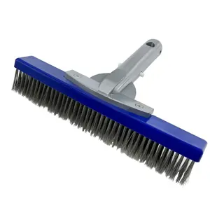 Poolzilla Hard Bristle Brush for Gunite and Concrete Pools, Not for Vinyl Use, Clean Walls and Tiles